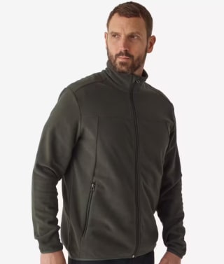 Forro Polar Caza Solognac 100 Hombre Verde Calido por 11,99€