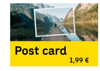 Gratis Tarjeta Postal física personalizada