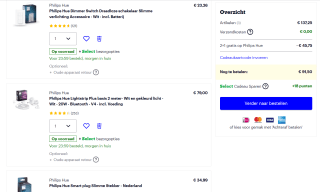 Alle Philips Hue 2+1 gratis bij Bol.com