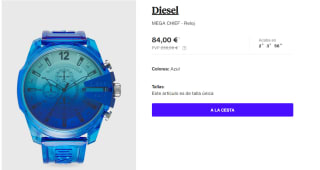 Reloj para Hombre Diesel MEGA CHIEF por 75.6€