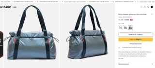 Bolso shopper grande en nylon reciclado por 12€