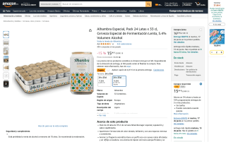 Alhambra Especial pack 24 latas por 11,95€