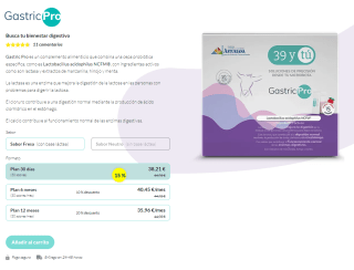 15% dto en GastricPro