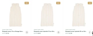 Babyslaapzakken vanaf €5,99 bij Little Dutch