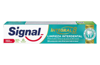 Signal Pasta de Dientes Integral 8 Limpieza Interdental Con ingredientes de origen natural 75 ml por solo 1,51€