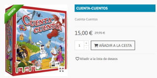 Juego de Mesa Cuentacuentos por 15€