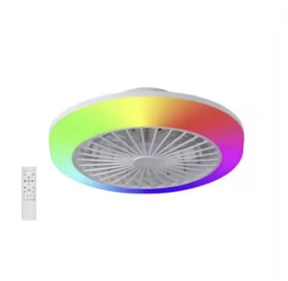 Ventilador de Techo LED Moderno Motor DC 20W Luz Regulable RGB 42W 6 Velocidades por solo 40,84€