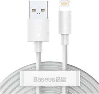 Kit com 2 cabos lightning da Baseus - R$ 49,90