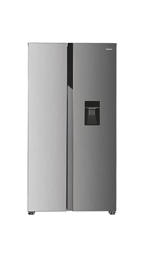Frigorífico americano - Candy SBS CHSBSO-6174XWD, No Frost, 177cm, 518L, Motor Inverter, Dispensador de agua Inox por 504.9€