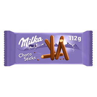 Milka Choco Sticks Palitos de Galleta Cubiertos de Chocolate con Leche de los Alpes 112g por 1€