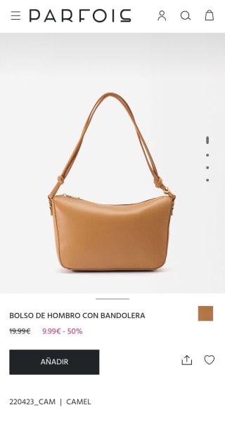 Bolso de hombro con bandolera por 9,99€.