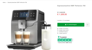 WMF CP823A10 Perfection 760L volautomatische koffiemachine voor €1.268 bij Kookexpert
