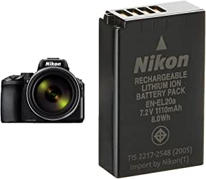 Coolpix P950 zwart + EN-EL20a Li-Ion batterij voor €848,89 bij Amazon.de