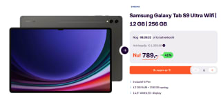 Samsung Galaxy Tab S9 Ultra WiFi 256GB X910 voor €789 bij ibood