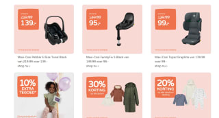 Diverse weekenddeals bij Prénatal