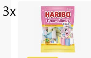 3x Espumas dulces Chamallows Tubular Colors Haribo sin gluten 250 g por 3,49€