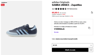 Adidas Originals Samba Argentina Unisex por 56,06€