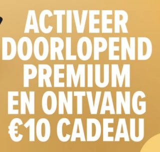 Activeer premium en ontvang €10 euro om te besteden bij Gall & Gall