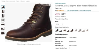 Panama Jack Glasgow Igloo heren laarzen voor €89,59 bij Amazon