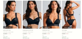20% korting op geselecteerde lingerie en badmode collectie bij Marlies Dekkers