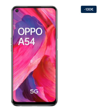 Móvil OPPO A54 5G 64GB 4GB por 139€