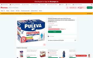 Pack 6 bricks 1 litro Puleva Proteína Extra Pro en Madrid por 3€
