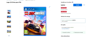Juego Lego 2K Drive Playstation 4 por 9,99€