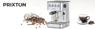 Cafetera Italiana Verona con portafiltro de doble salida , Expreso - 20 Bares marca Prixton por 44,45€