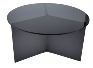 Salontafel Nora staal glas zwart voor €35,70 bij Karwei