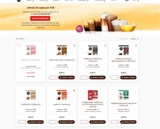 Promoción 20 cajas Dolce Gusto por solo 70€