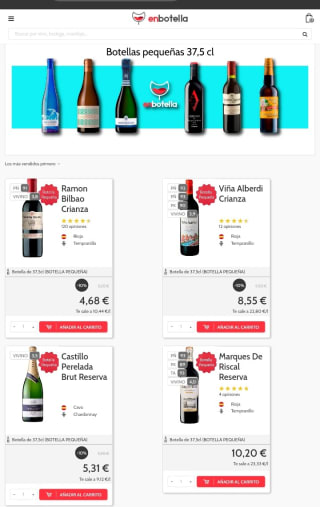 -10% de Descuento Botellas 375ml.