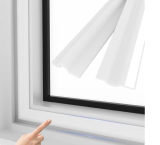 Burlete para puertas y ventanas corredera insonorización Anticolisión Autoadhesiva 5metros blanco por solo 8,39€