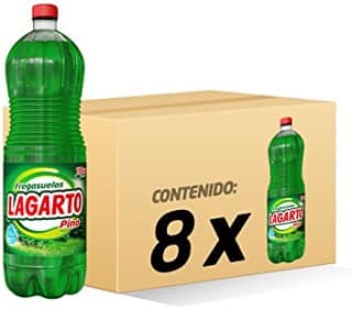Paquete de 8x1500 ml fregasuelos Lagarto por 7,50€