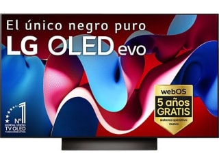 TV OLED 48" LG OLED48C45LA, OLED 4K, Procesador Inteligente 4K α9 Gen7 por 799€