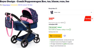 Bayer Design Combi Poppenwagen Xeo voor €35,99 bij Bol