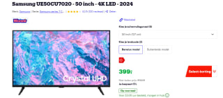 Samsung UE50CU7020 - 50 inch - 4K LED - 2024 voor €399 bij Bol