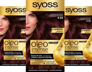 3x Syoss Oleo Intense haarverf (bordeaux rood) voor €7,65 bij Bol