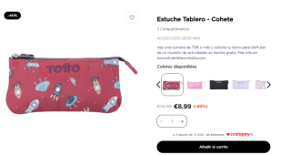 Hasta 50% descuento en tu compra en Totto mochilas y estuches muy buenos precios