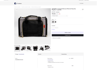 Transportín para mascotas plegable a tan solo 7,69€