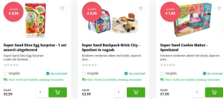 40% korting op al het Super Sand bij Jouwoutlet