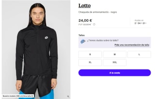 Chaqueta de entrenamiento para Mujer Lotto por 24€