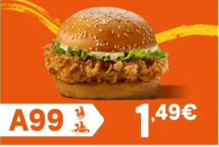 Chicken Classic por solo 1,49€ en Popeyes