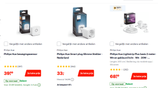 Philips Hue verlichting de 2e halve prijs bij Bol