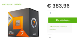AMD Ryzen 7 7800X3D Processor voor €383,96 bij Sicomputers