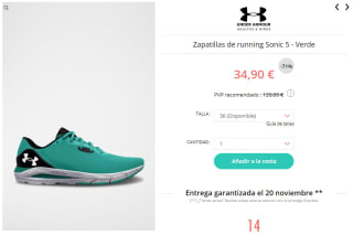 Calzado Under Armour desde solo 5,90€ chollazo y 3 pares calcetines por 3,99€