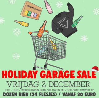 Loods sale bij Gebrouwen door vrouwen in Amsterdam op 2 december