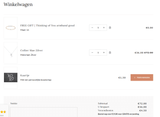 Gratis armband + 50% korting op Golden Silvers collectie én 20% korting op gehele CLIC-collectie bij Clic by Suzanne