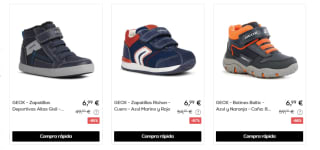 Calzado GEOX desde tan solo 4,99€ perfecto para la vuelta al Cole aprovechar