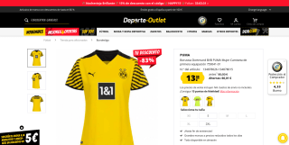 Camiseta Borussia Dortmund Mujer por 13,99€