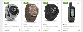 Tot 45% korting op Garmin smartwatches bij Limango